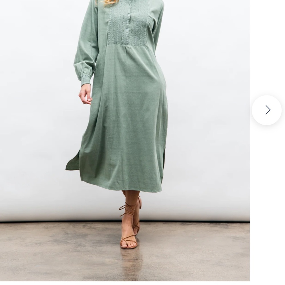 Mi Golondrina Herminia Verde de Mar dress